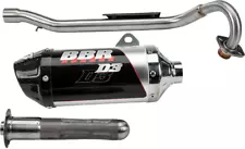 BBR Motorsports D3 Full System SS/AL/CF Honda 2019-2022 CRF125F Header Muffler