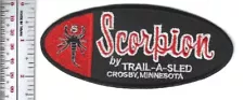 Snowmobile Scorpion Snowmobile by Trail-A-Sled Crosby, Minnesota Promo Patch