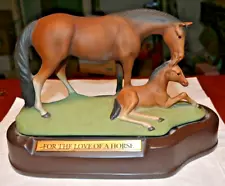 Vintage 1981 Jim Beam Liquor Decanter "For The Love Of A Horse" Empty