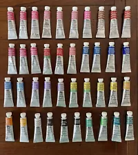 40 New Winsor & Newton Professional Watercolor 5ml (0.17oz) Tubes-Various Colors