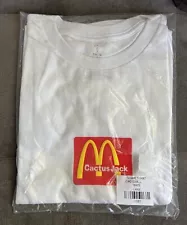 Travis Scott Cactus Jack X McDonald’s Sesame T-shirt White Size Large