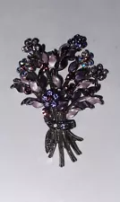 Outrageous Bouquet Of Flowers Brooch 13067