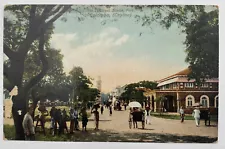 Postcard Colombo No 1 Street Scene Fort Ceylon Sri Lanka