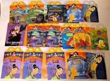 McDonald's Happy Meal Boxes from 1997-2015 - Mixed lot of 12 +1 boxes, N/Mint!