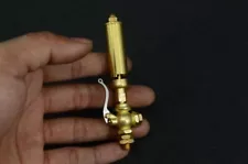 Bell Whistle for Live Steam JW-4 - Adjustable Tone, Bronze Valve, Brass Pipe