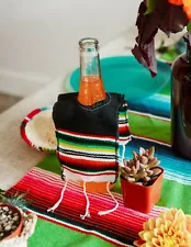 Mexican Serape Mini Poncho for Bottles Fiesta Decor Multi Color ALL COLORS