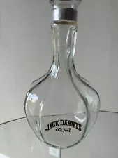 Jack Daniels Old No. 7 Glass Bottle Decanter 1.75 Liters 13x6 - missing stopper