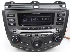 Honda Accord 6 CD AM/FM RADIO 2 zone CLIMATE CONTROL ac heat 03-07 w CODE 7BK2