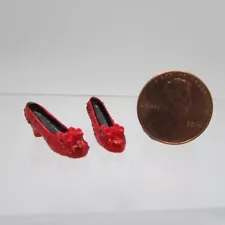 Dollhouse Miniature Replica Ruby Red Slippers / Shoes GS4006