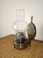 Vintage Lamplight Farms Oil Lamp Pyrex Hurricane Glass Wall Mounted New #508MT