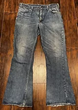 Vintage Pre-1971 Levis Jeans Men's Orange Tab Bell Bottom Jeans