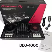 2017's Pioneer DJ DDJ-1000 Black 4-channel DJ Controller Rekordbox w/ Box