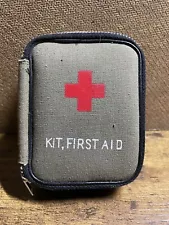 Military Zipper First Aid Kit with Supplies Medical Pouch