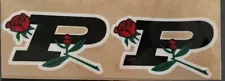 2001 Purdue Boilermakers Rose Bowl Helmet Decals (See description for details)