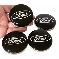 4x BLACK Wheel Center Caps Hubcaps Emblem Cover for Ford (For: Ford Mustang)