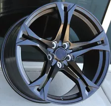 One Wheel 20X10 5X120 ET23 CB66.9 Matte Black For Chevrolet Camaro