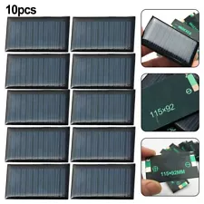 Lot of 10Small Power Solar Cells Panel - 5V 30mA - 115X92mm DIY Electronics