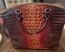 Brahmin Large Duxbury Satchel Fig Jam Used Once