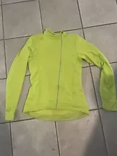 Bontrager Women's Vella Thermal Long Sleeve Jersey MEDIUM Neon Yellow Road Bike