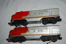 Lionel 2383 Santa Fe Diesel engine & dummy unit - tested and running