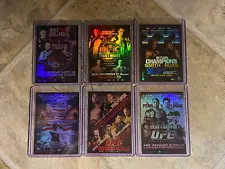 2009-10 Topps UFC Fight Poster Card Lot (x6)