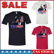 Donald Trump Shot T-SHIRT - Support TRUMP 2024