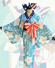 New ListingJapanese Traditional Summer Festival Yukata Kimono Costume For Halloween Cosplay