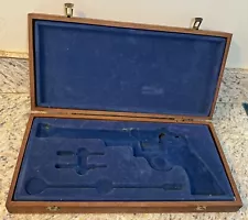 S&W Smith & Wesson Wood Presentation Box Case Model 27, Frame 357 Mag Inserts