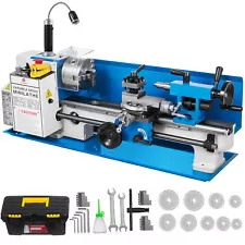 550W 7"X14" Precision Mini Metal Lathe w/Lamp GREAT FACTORY PRICE NEWEST