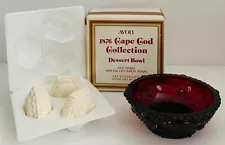 Avon Cape Cod Collection Dessert Bowl With 3 Special Occasion Soaps NIB