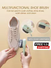 1pcs Multifunctional Shoe Brush, Household Cleaning Brush With Soap Dispenser