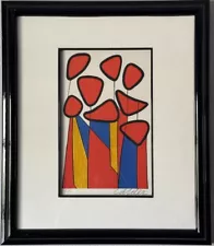 ALEXANDER CALDER VINTAGE MODERN ART ABSTRACT LITHOGRAPH HAND SIGNED ARTIST PROOF