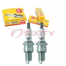 2 pc NGK 2015 BPR2ES SOLID Standard Spark Plugs for Ignition Wire Secondary pk