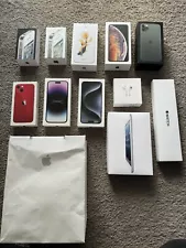 IPHONE BOX LOT - BOXES ONLY