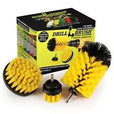 Drill Brush Set for Cleaning Tile and Grout - Shower Cleaning Supplies