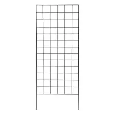 American Garden Works STNMB Narrow Screen Trellis, Black 64.25"H