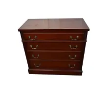 Vintage Mahogany Regency Style Four Drawer Server/Bachelors Chest