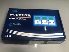 YINMIK EC PPM pH Monitor for Hydroponics Nutrients WiFi Tester for Plant Growers