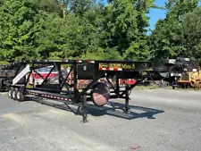 2023 Kaufman Mini-5 44' Tri-Axel High Sideframe Stack Car Hauler Trailer bidadoo