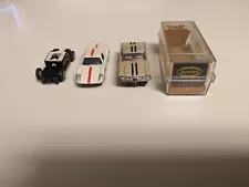 Aurora Mustang And Porsche 904 Slot Car Lot Atlas Ho Chassis For Parts Or Repair