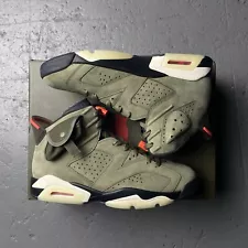 Size 11 - Jordan 6 Retro x Travis Scott Mid Olive