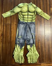 Marvel Avengers Hulk Jumpsuit Costume, Cosplay (Youth Small 4-6) *Ships Fast