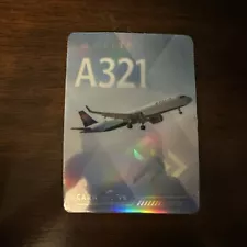 DELTA Airlines Pilot Trading Card A321 #58 Airbus A321NEO (2nd card for sale)