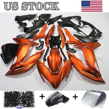 Orange Fairing Kit +Bolts for Kawasaki Ninja 650 2017 2018 2019 EX650 Bodywork (For: 2018 Kawasaki Ninja 650)