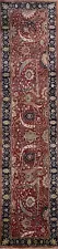 Hand-knotted Rug (Carpet) 2'6X10', Kerman mint condition