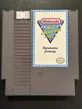 Nintendo world championships 1990 nes Grey Cart Homebrew