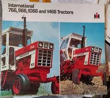 Vintage 1971 International 766 966 1066 1466 Tractor Sales Brochure 24 Pages