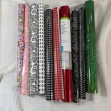 Cricut Lot Vinyl Rolls Ends. Mixed Lot For Small Projects Bits And Pieces