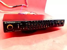 *SEE VIDEO* Vintage Old School Pioneer Car Graphic Equalizer EQ-6500 EQ 6500