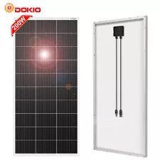 Dokio 200w Mono Solar Panel Monocrystalline for Home/Caravan/RV/Camper